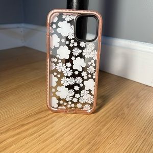 retro boho hippie flowers (60s / 70s floral pattern on clear background)